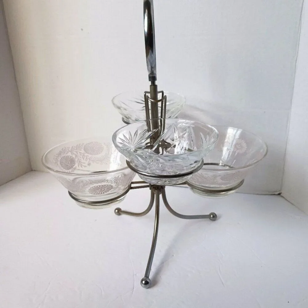 Mid-Century 5pcs Condiment Serving Set